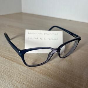 Valentino V2677 407 Eyeglasses Dark Blue Purple Frames 52-17-135 Italy